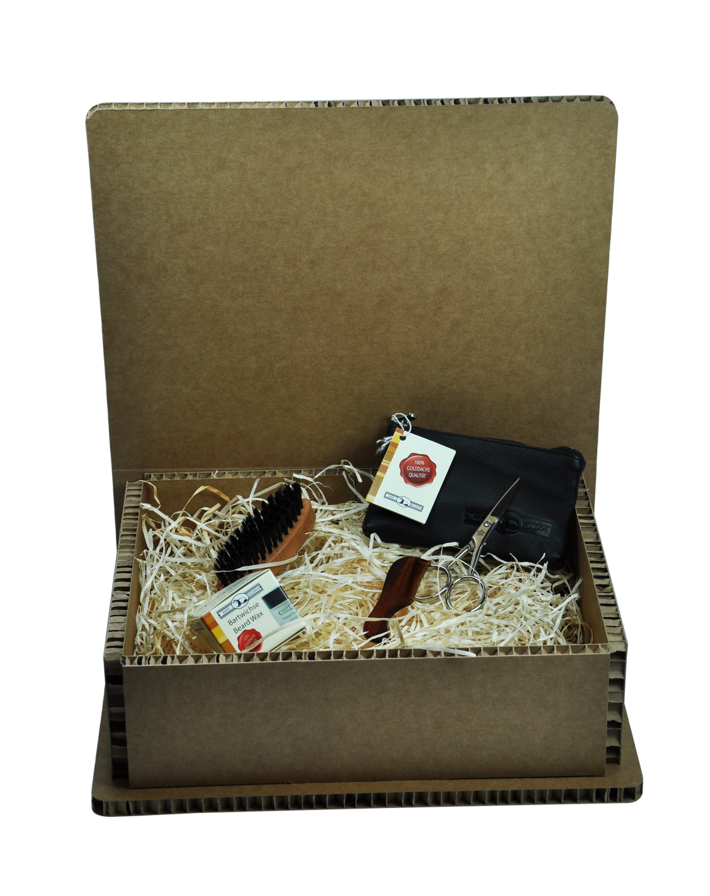 Geschenkset bestehend aus ung. Bartwachs 16ml,