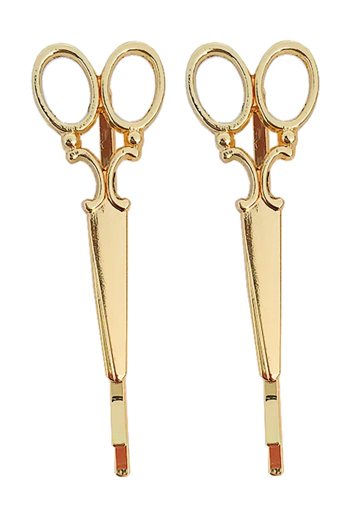 A&A Haarklemmen Schere gold 2er Pack Metall-Look A&A Haarklemmen Schere gold 2er Pack Metall-Look