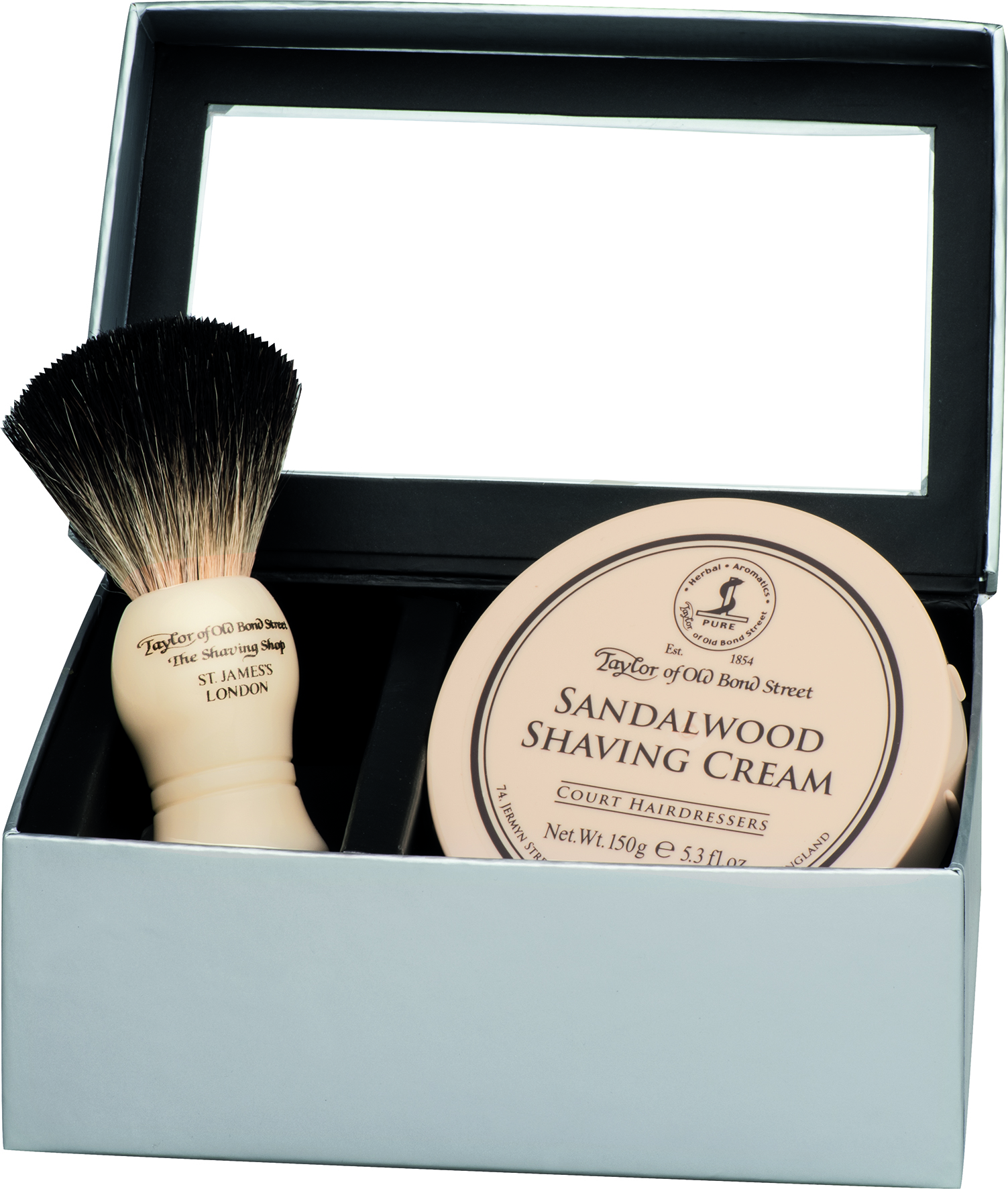 Taylor Sandalwood Gift Box, Pure Badger