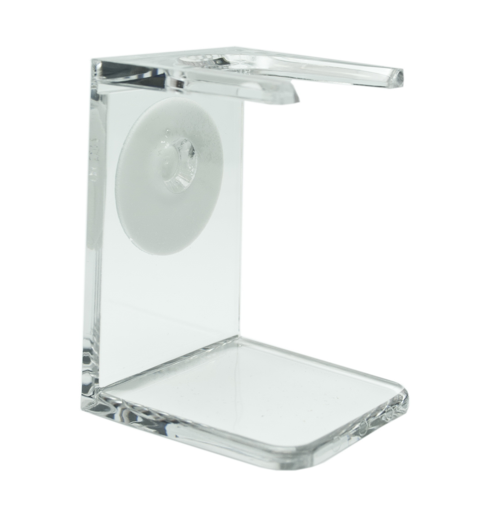 Rasierpinselhalter, Kunststoff, klar