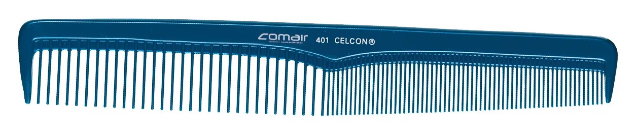 Comair Haarschneidekamm, leichte         Schrägung, 401 Blue Profi Line