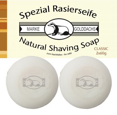 Rasierseife, Classic, 2-er Pack a 60g