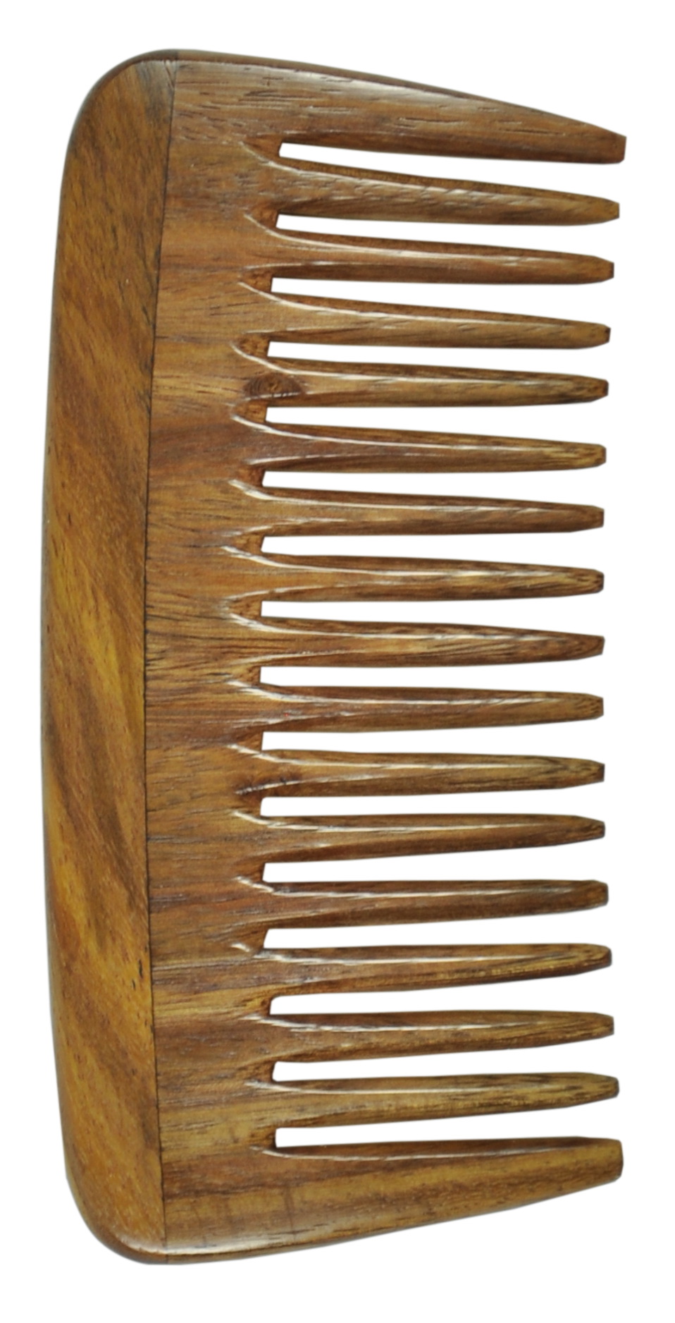 Afrokamm, 13,5 cm, Rosenholz, grob gezahnt Afrokamm, 13,5 cm, Rosenholz, grob gezahnt