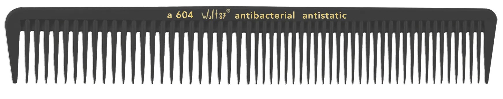 HERCULES A604 schwarz Wolf37 7 1/2" Haarschneidekamm