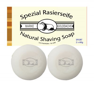 Rasierseife,  Sport,  2-er Pack a 60g