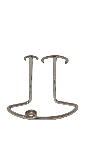 Rasiierpinsel  und  Rasiererhalten, Metall verchromt