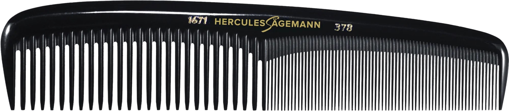 HERCULES 1671-378 7 1/2" Damenkamm mittelstarkes Modell