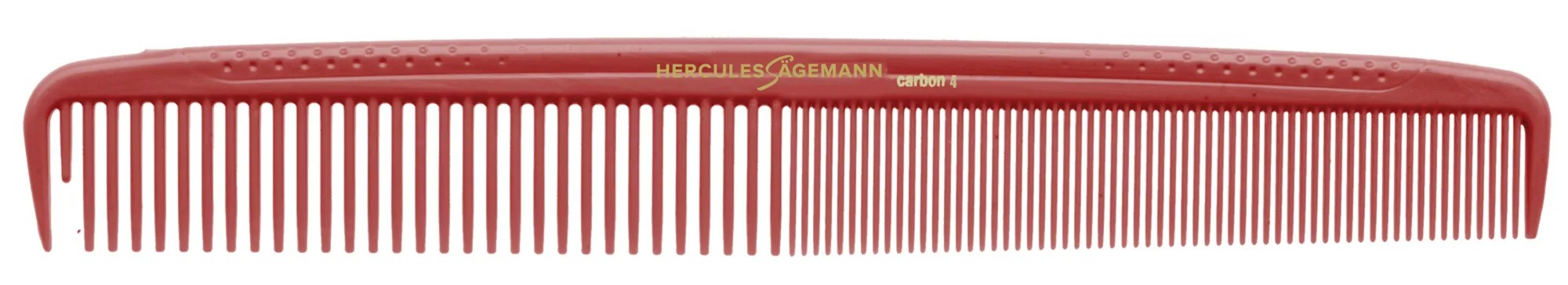 HERCULES C4 rot Haarschneidekamm 7"      Carbon Kamm