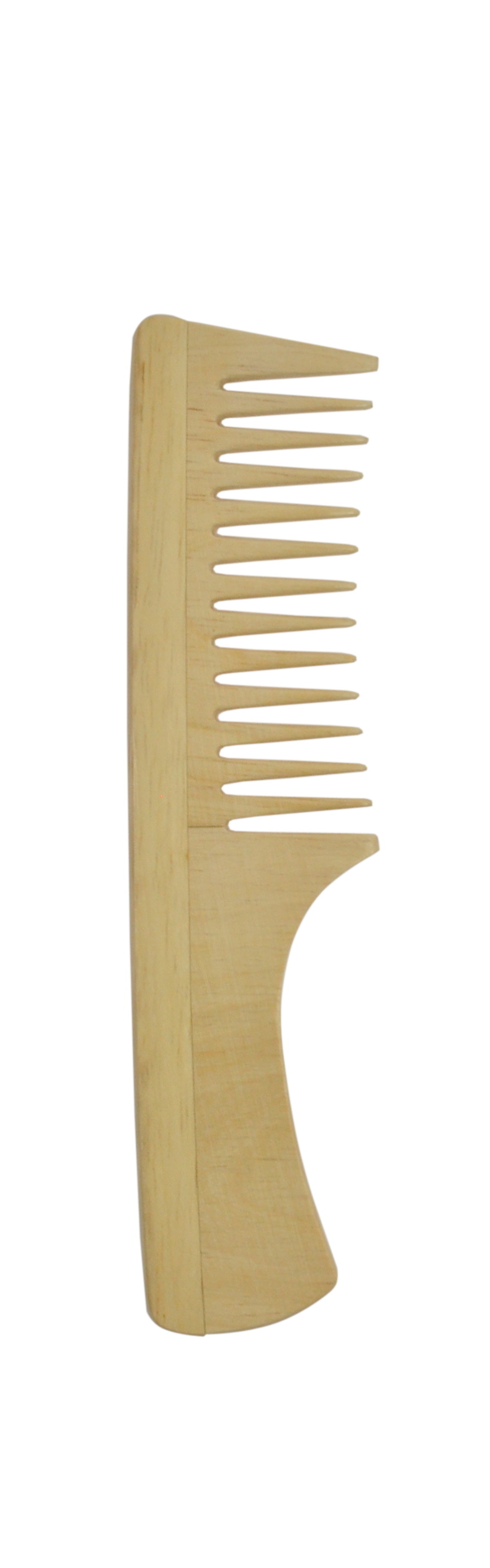 Griffkamm, 19 cm, Kautschukholz, grob gezahnt