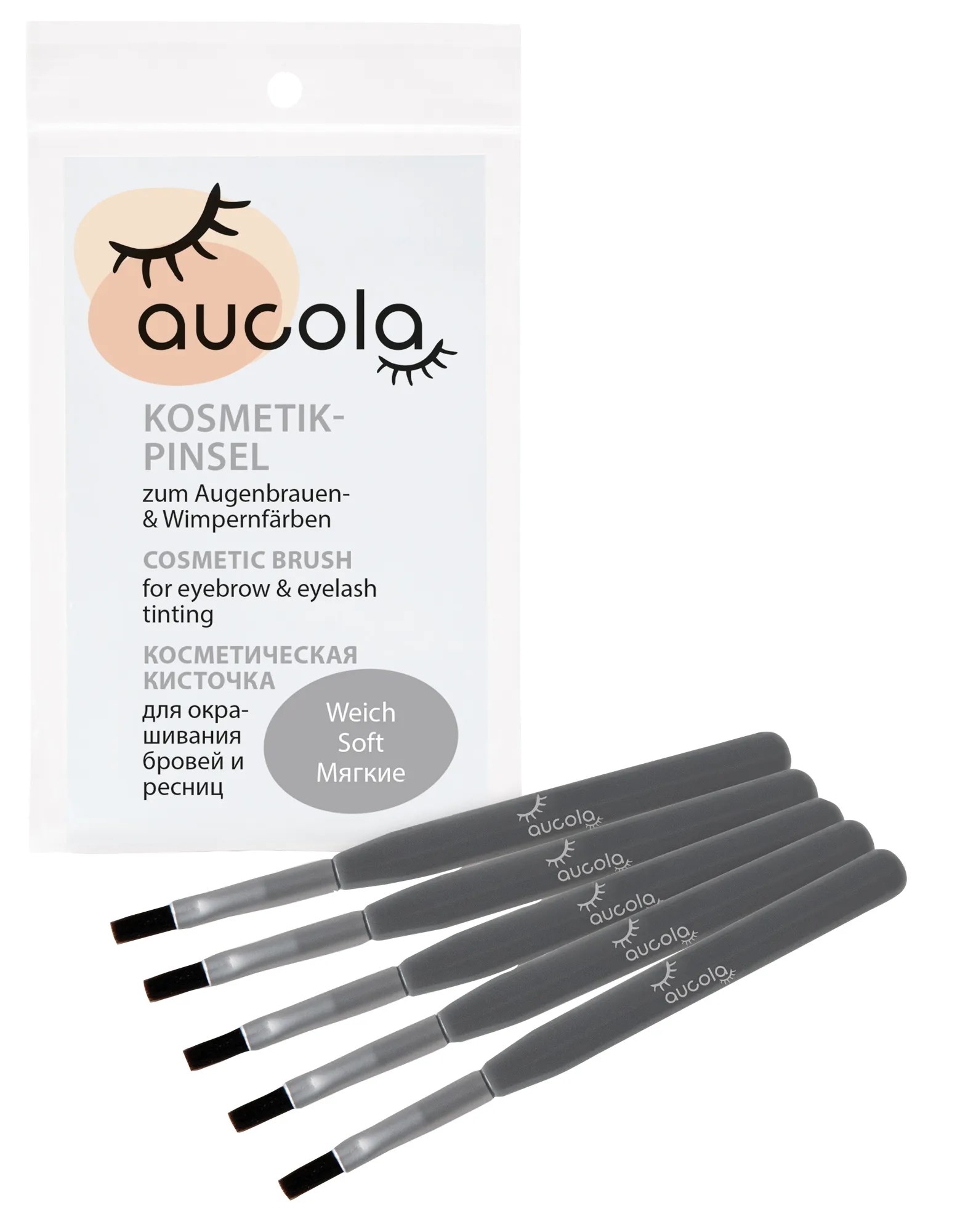 aucola Kosmetikpinsel weich 5er Set für AWF aucola Kosmetikpinsel weich 5er Set für AWF