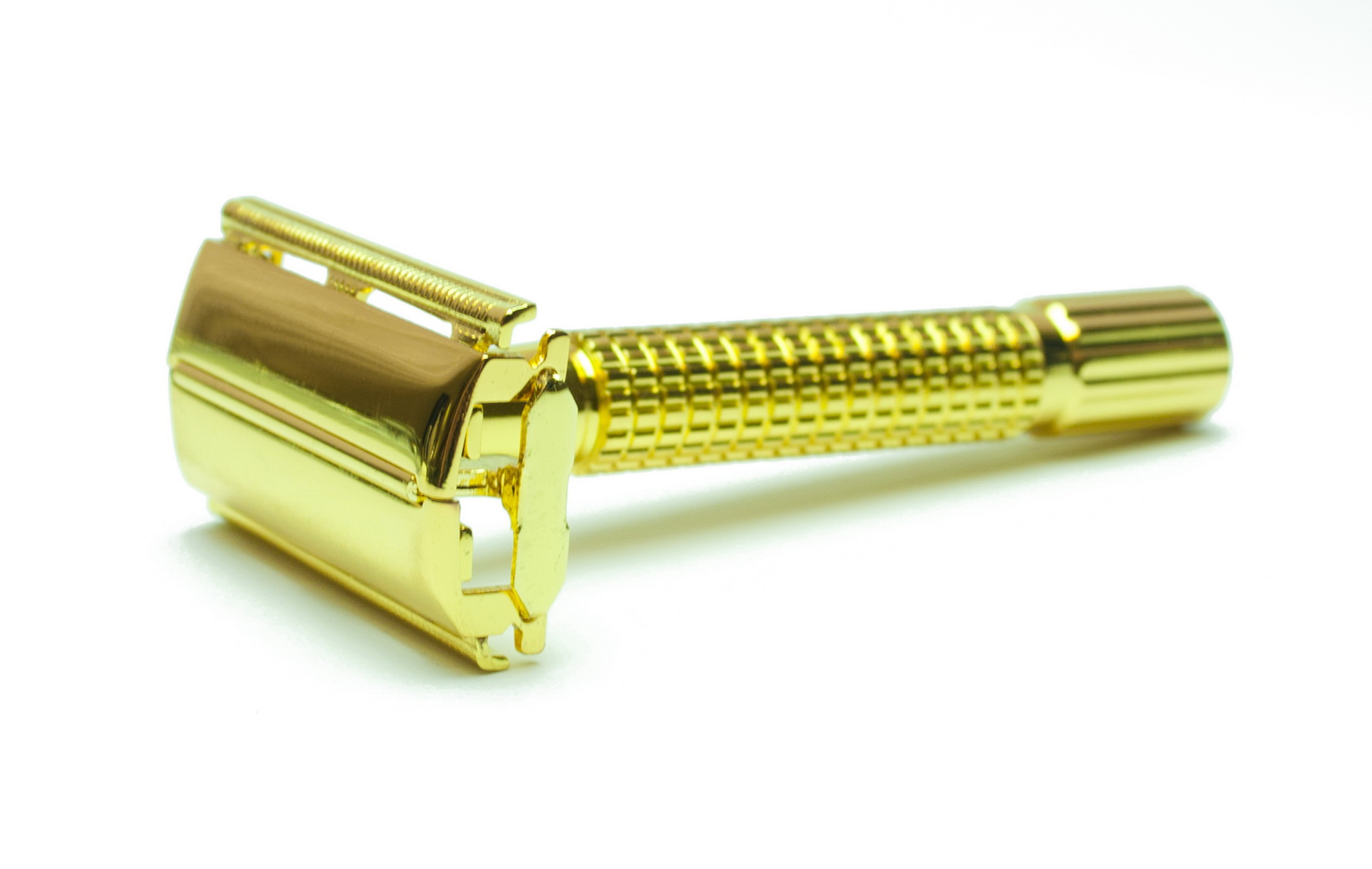 Doppelklingen-Rasierer, gold