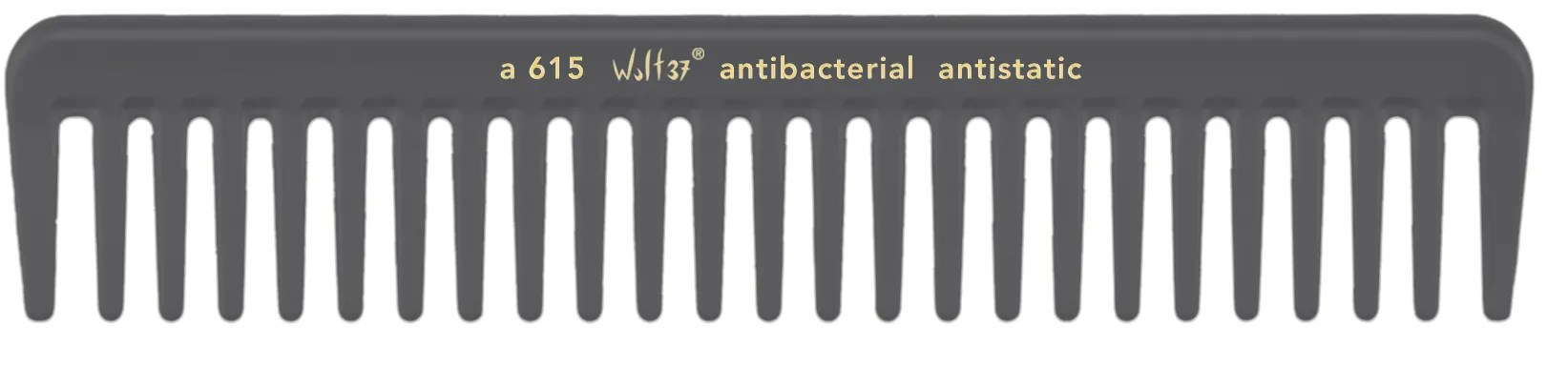 HERCULES A615 schwarz Wolf37 7 1/2" Strähnenkamm