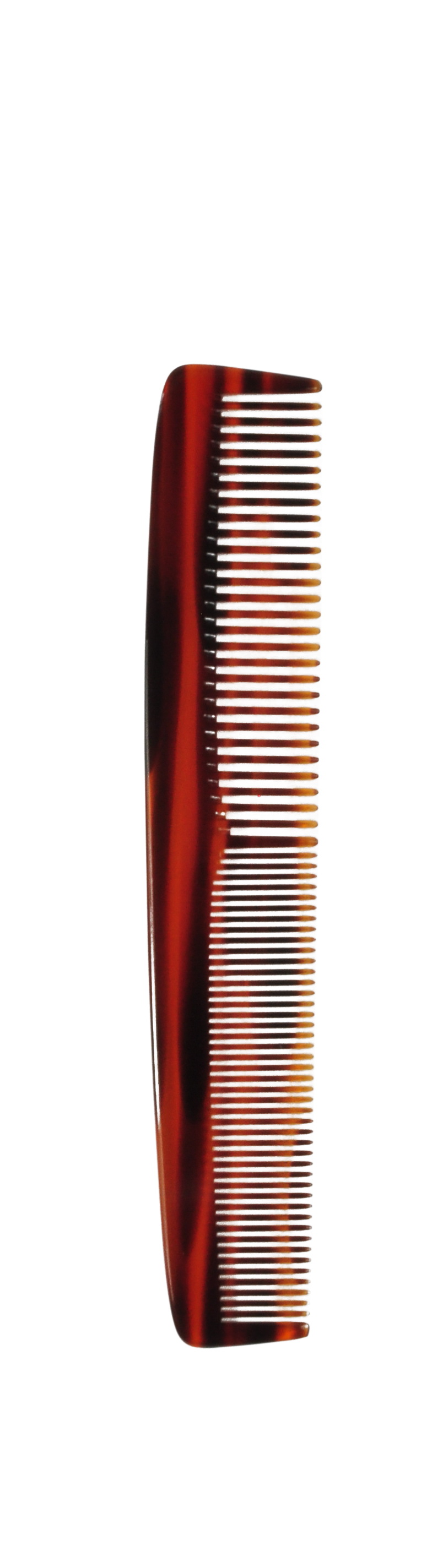 Frisierkamm Rhodoit, 18 cm, grob und fein, geteilt gezahnt