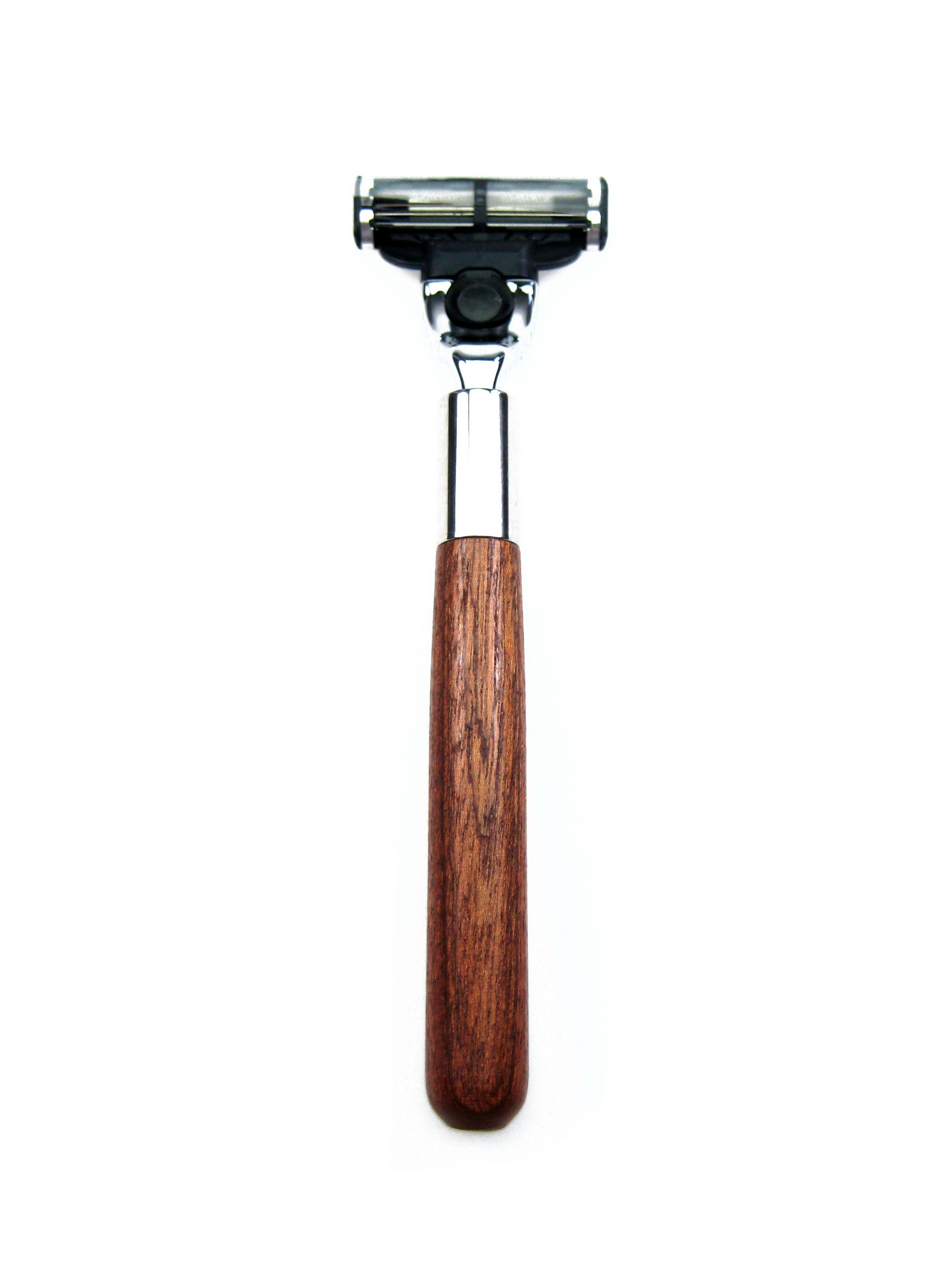 Rasierer, Zedernholz-Griff, MACH3, inkl. Klinge