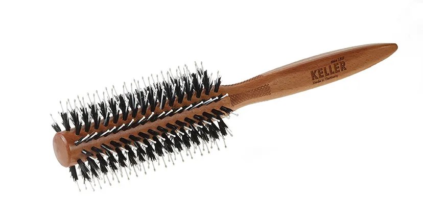 Keller Profi-Styler 20/54mm Buche        mit Frisierstiften, Wildschweinborsten