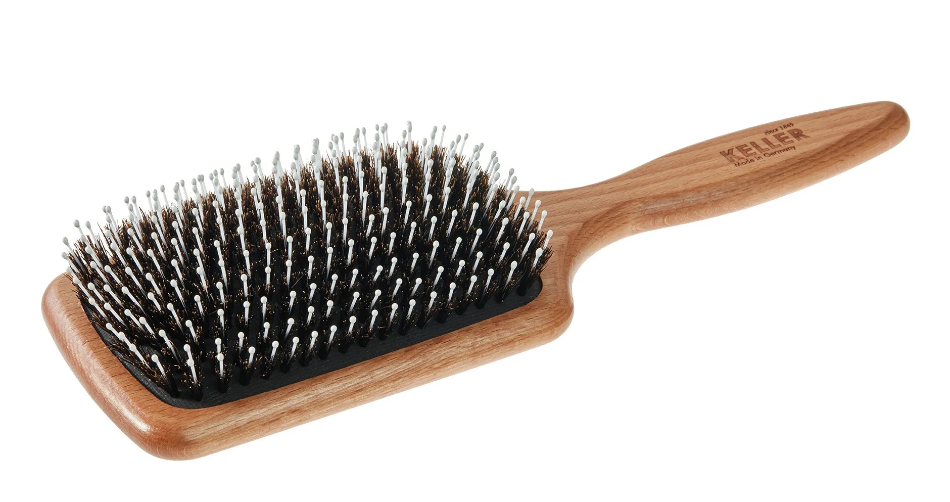 Keller PS Paddle Bürste groß Igelkissen  mit Noppen Profi-Styler