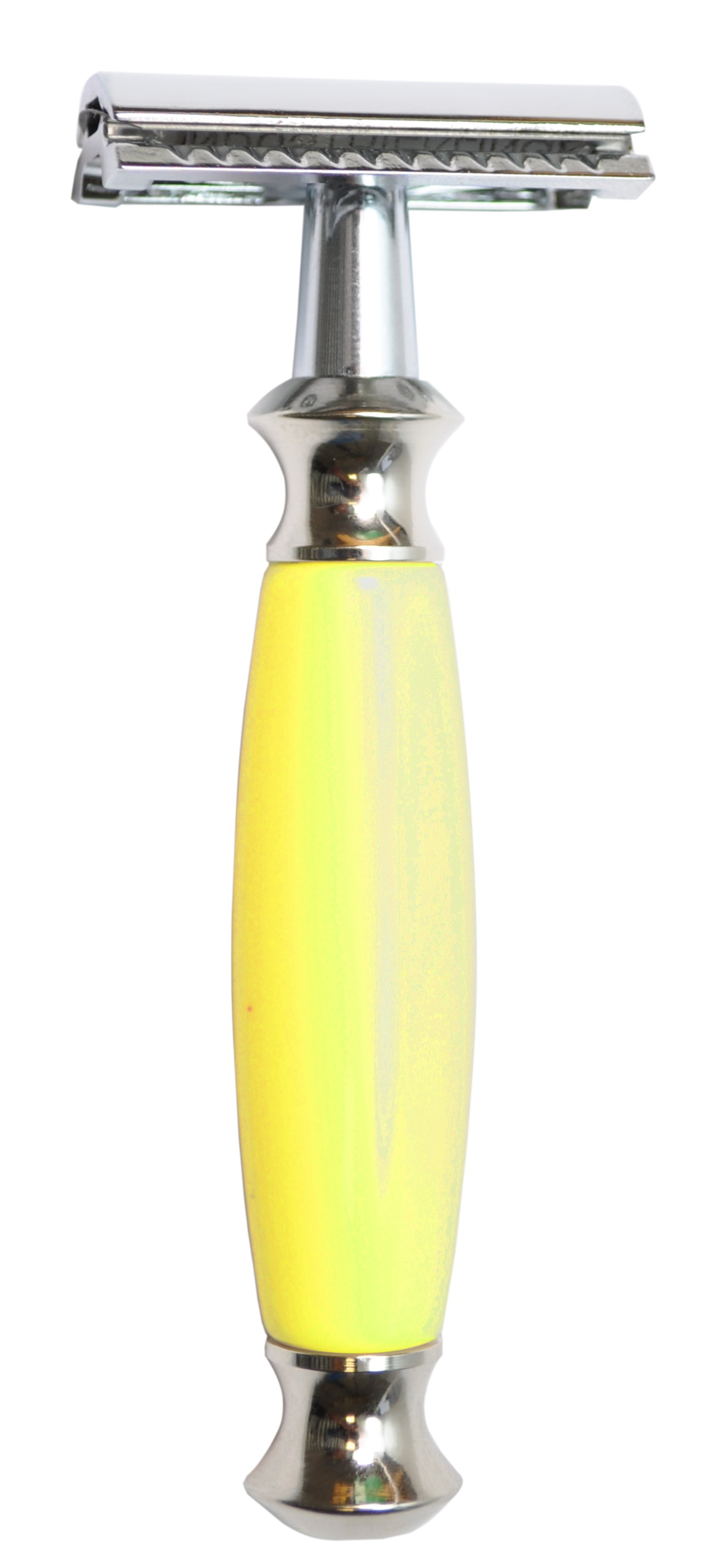 Rasierer, Griff-gelb, Doppelklingenrasierer, inkl. Klinge