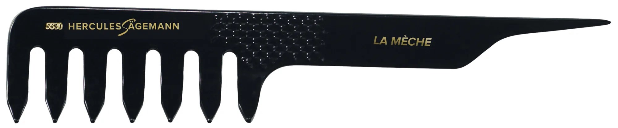 HERCULES 5530 7 1/2" LaMeche Meschenkamm leicht abgewinkelten Spitzen