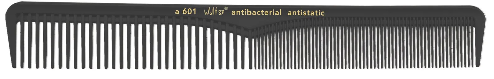 HERCULES A601 schwarz Wolf37 7" Haarschneidekamm
