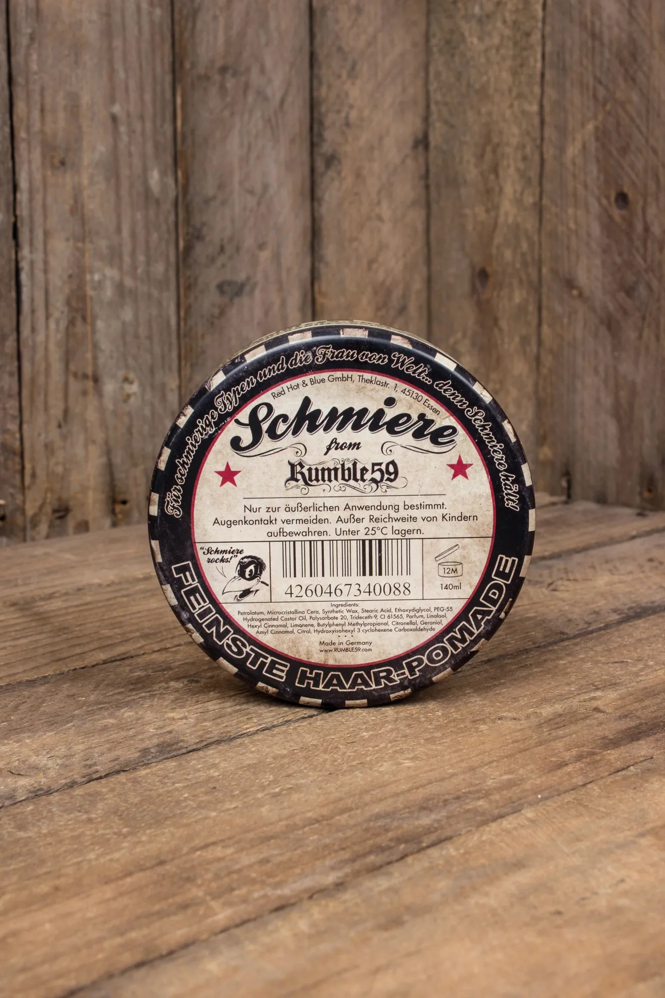 Rumble59 Schmiere Pomade knüppelhart 140ml Duft Rasierwasser Rumble59 Schmiere Pomade knüppelhart 140ml Duft Rasierwasser
