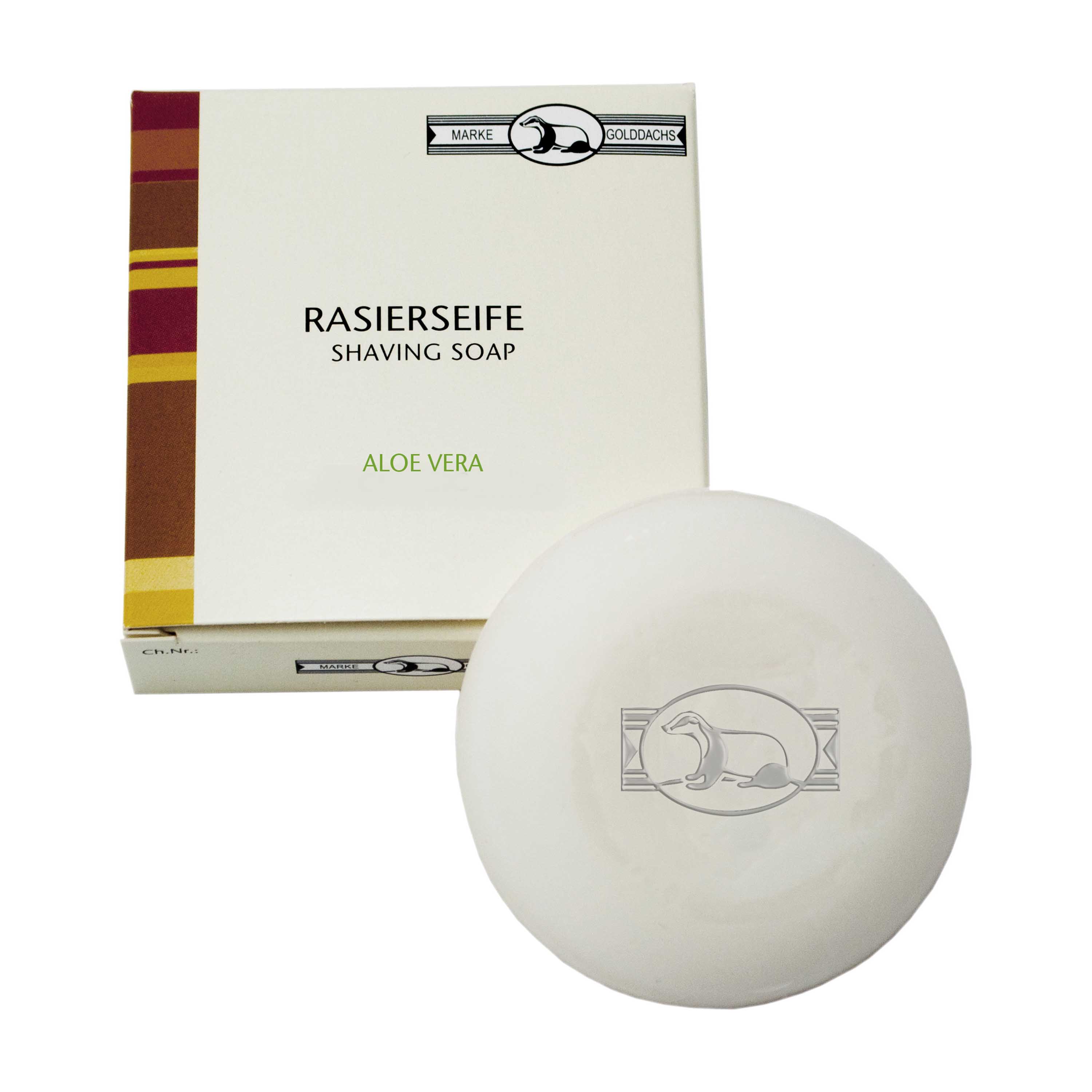 Goldachs Rasierseife,  Aloe Vera, 60gr.