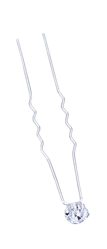 A&A Haarnadel Strassstein, Nadel silber 6er A&A Haarnadel Strassstein, Nadel silber 6er