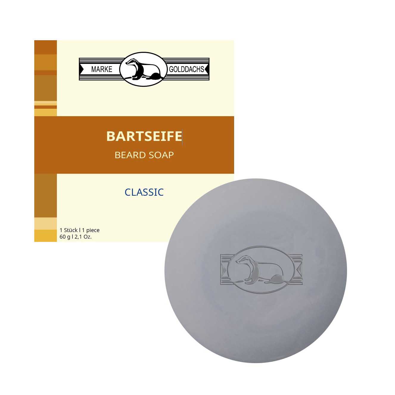 Goldachs Rasierseife,  Classic, 60gr.