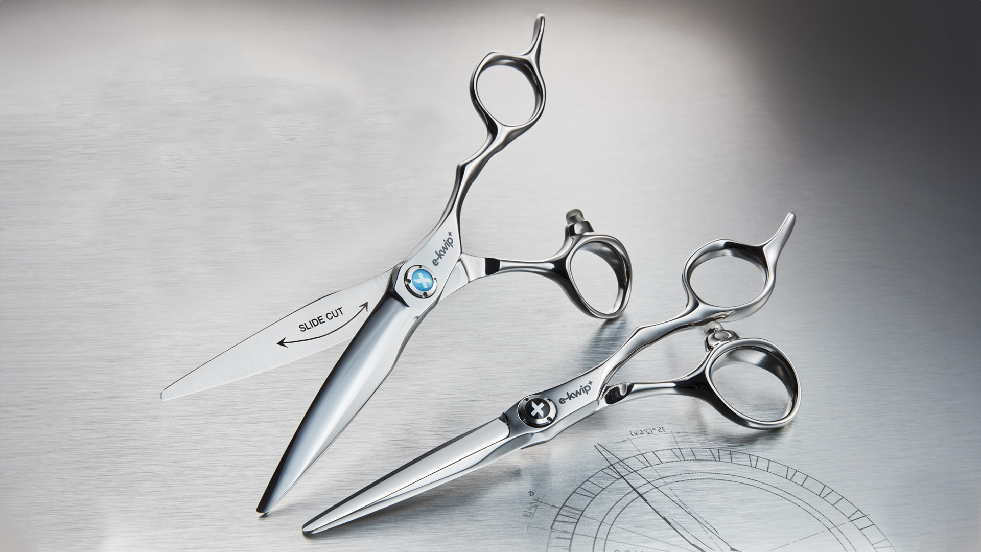 e-kwip+ TEC System Haarscheren Straight cut 5,5'' + Slide cut 6,0'' Sonderaktion