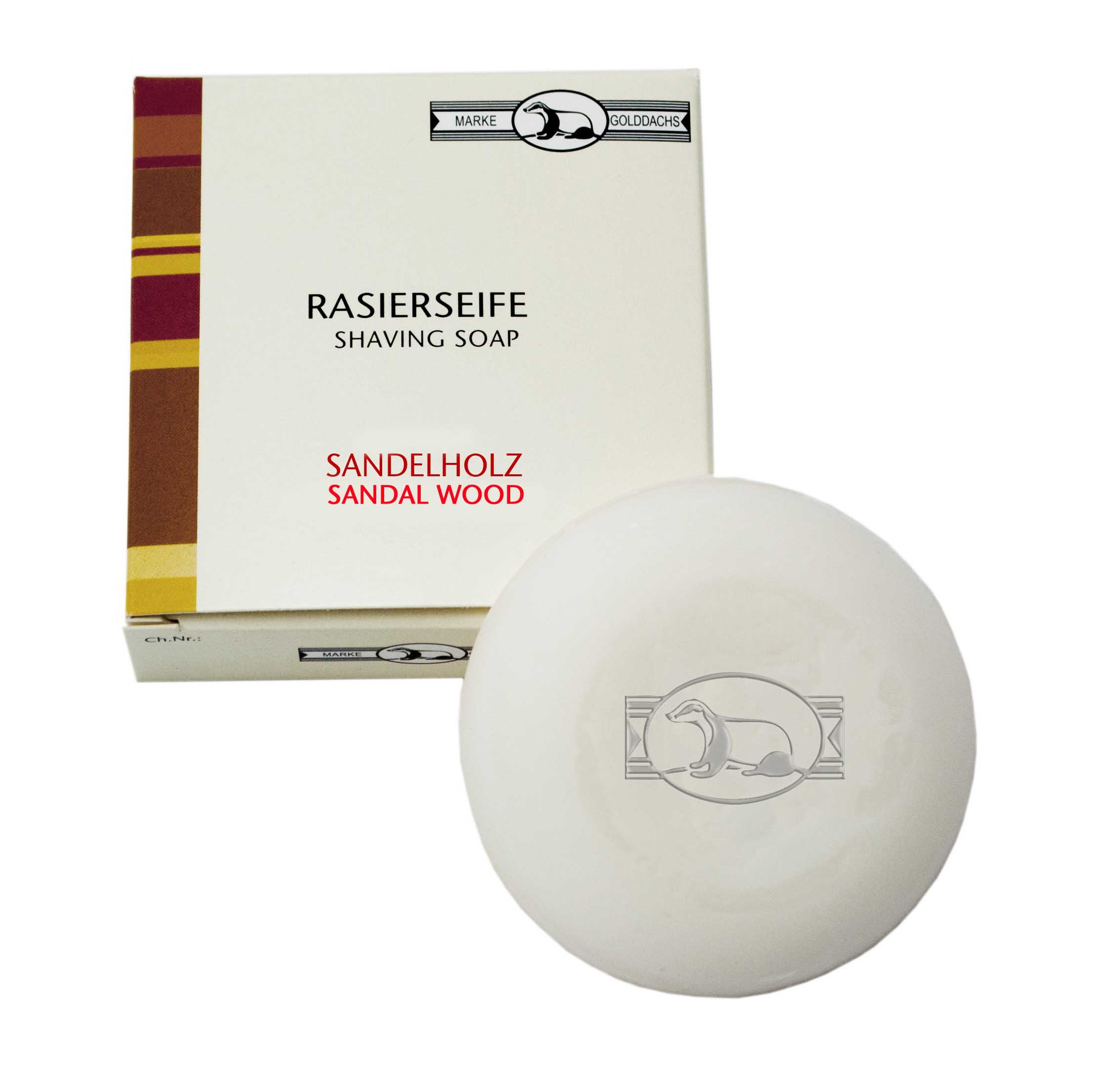 Goldachs Rasierseife,  Sandelholz, 60gr.