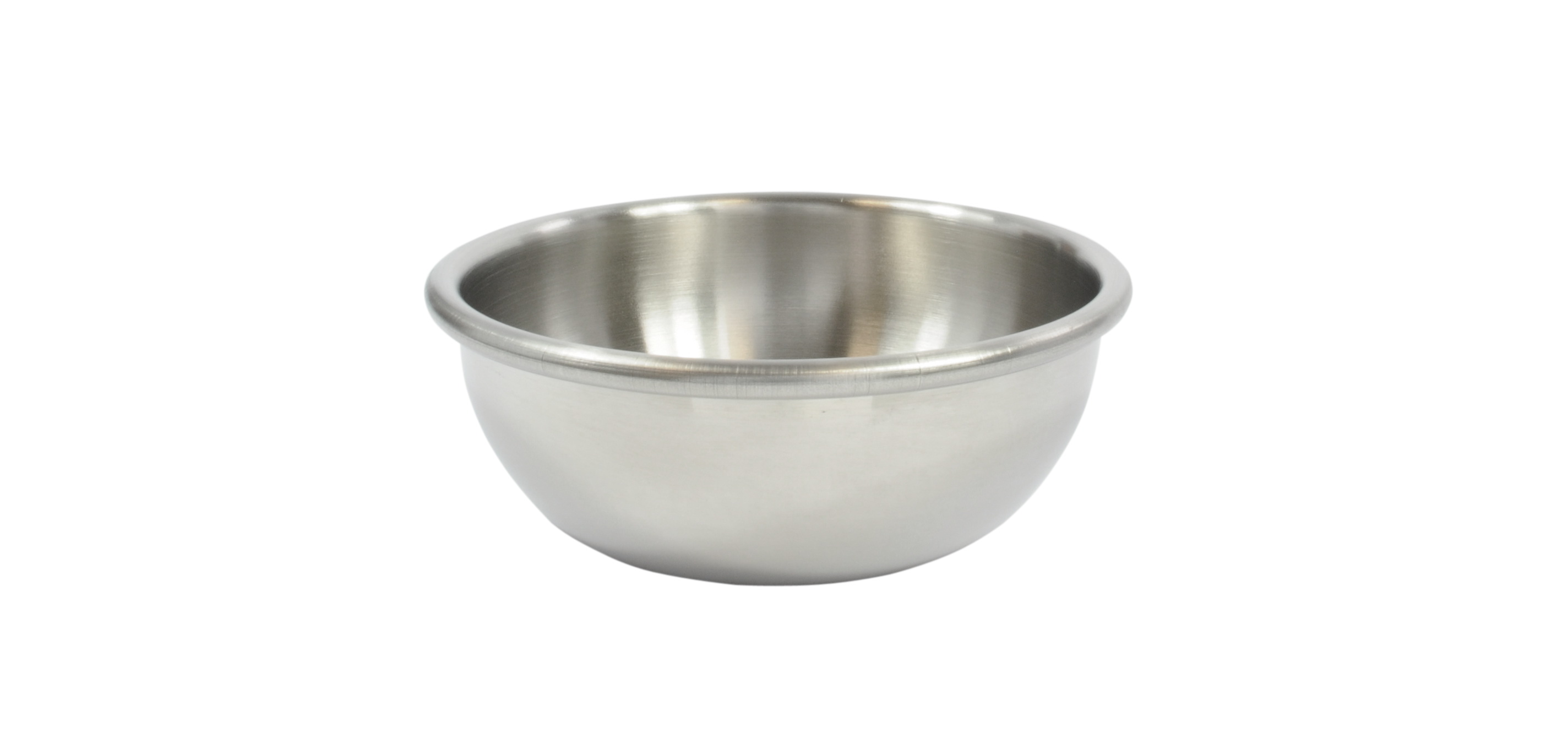 Rasiernapf, Metall, silber D=77mm